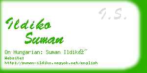 ildiko suman business card